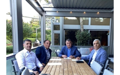 DATÜB Genel Başkanı Ziyatdin Kassanov ve "Vatan Yolunda" Uluslararası Ahıska Türkleri Cemiyeti Başkanı Süleyman Barbakadze İstanbul'da biraraya geldi