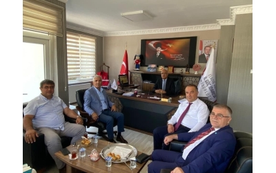 DATÜB Heyetinden Elazığ İl Göç İdaresi Müdürüne Ziyaret