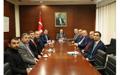 DATÜB Heyeti Büyükelçi Bağcı ile Görüştü