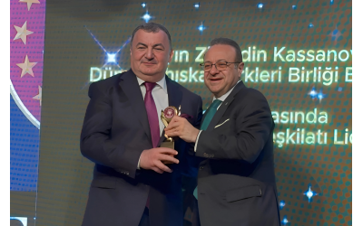 Ziyatdin Kassanov’a "Türk Dünyası Yılın En İyi STK Lideri" Ödülü Verildi