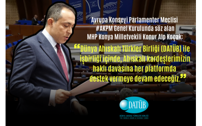 MHP’li Koçak, AKPM Genel Kurulu’nda Ahıska Türklerinin Haklarını Gündeme Getirdi