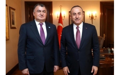 Ziyatdin Kassanov, Mevlüt Çavuşoğlu ile Görüştü