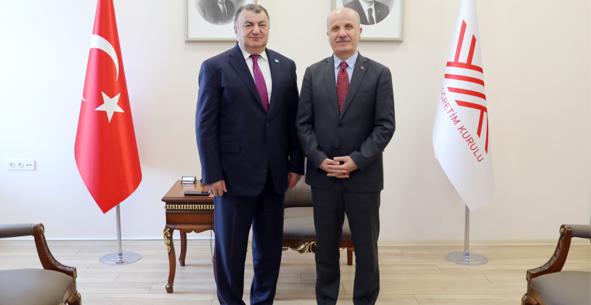 DATÜB Heyetinden YÖK Başkanına Ziyaret