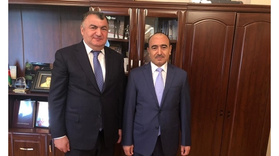 Azerbaycan Cumhurbaşkanı Yardımcısı Ali Hasanov Bakü'de DATÜB Heyetini Kabul Etti