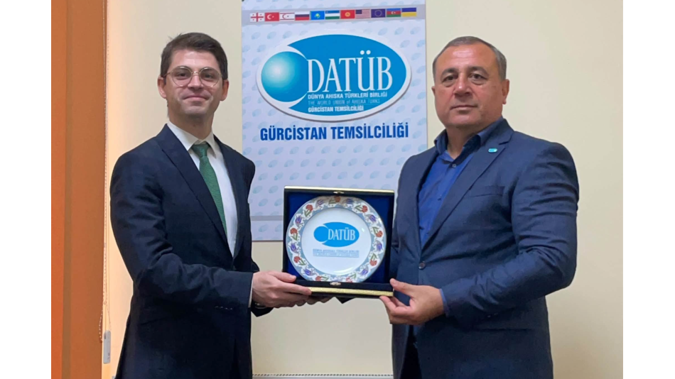 T.C. Tiflis Büyükelçiliği 3. Kâtibi Sayın Uğur Tahnal’dan DATÜB Gürcistan Temsilciliğimize Veda Ziyareti