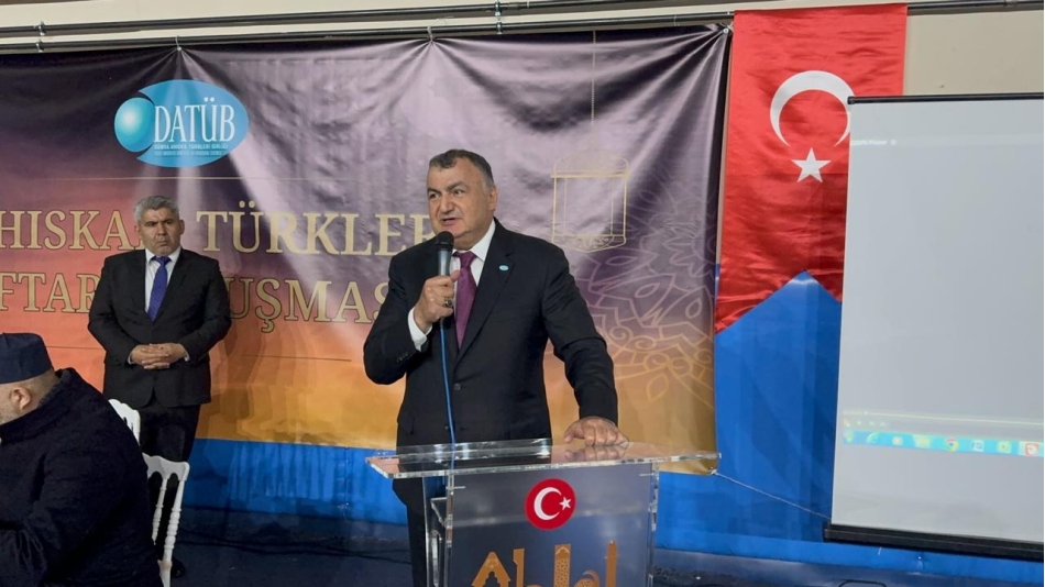 Ahlat'ta Dünya Ahıska Türkleri Birliği Tarafından İftar Yemeği Düzenlendi